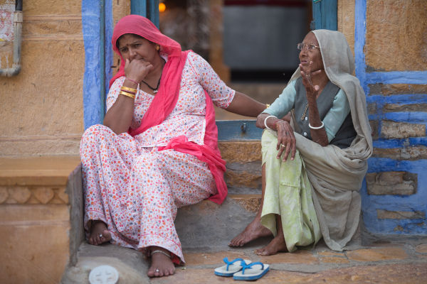 Donne indiane che parlano, Rajastan, India