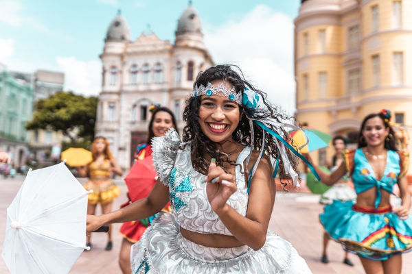 Celebrazioni del carnevale, Recife, Brasile