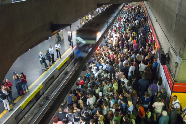 Stazione della metropolitana, San Paolo, Brasile